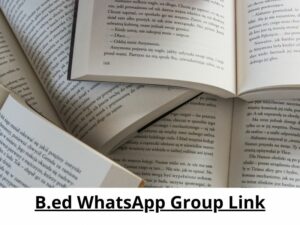 B.ed WhatsApp Group Link